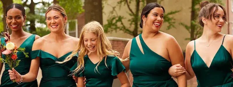 Best Bridesmaid Dresses for a Group with Different Body Types