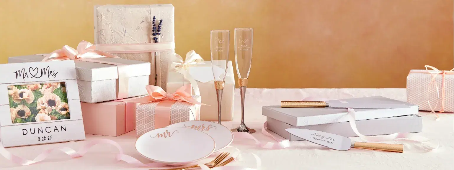 Personalized Wedding Shower Gifts Couples Will Always Remember