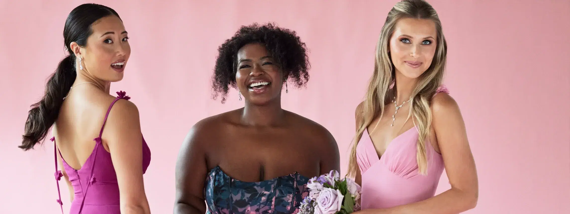 Blush Pink Bridesmaid Gowns | David's Bridal