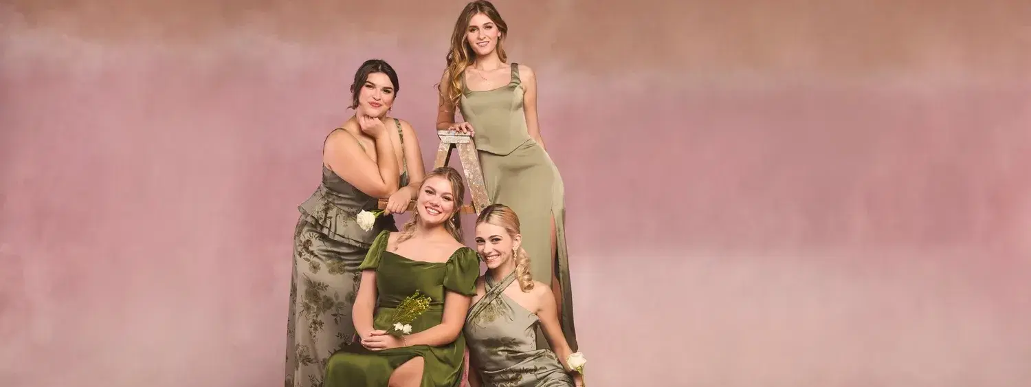 Shop Sage Green Bridesmaid Dresses | David's Bridal