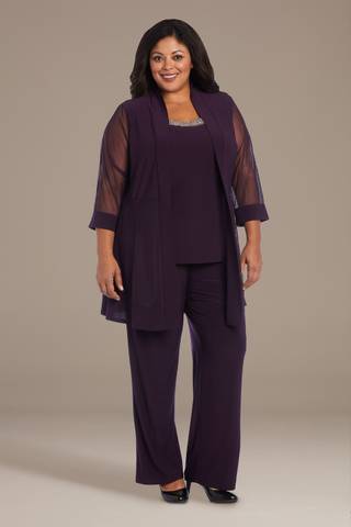 Picture of Embellished Jersey Tank Two-Piece Pantsuit