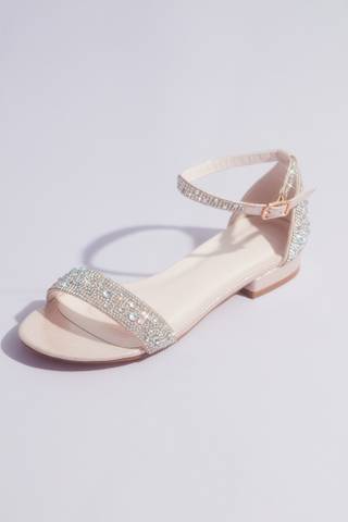 Picture of Crystal-Encrusted Flat Sandals