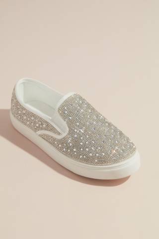 Picture of Crystal Embellished Slip-On Sneaker