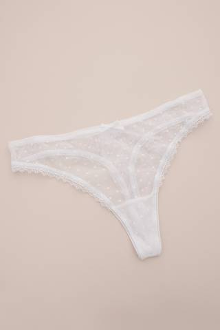 Picture of Swiss Dot Veil Thong