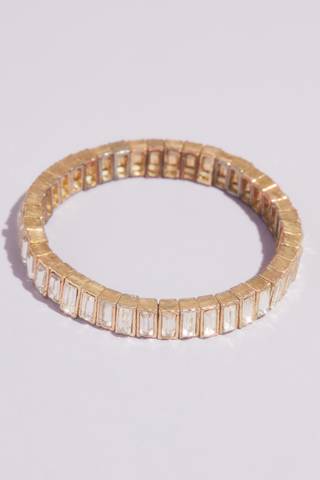 Picture of Crystal Baguette Stretch Bracelet