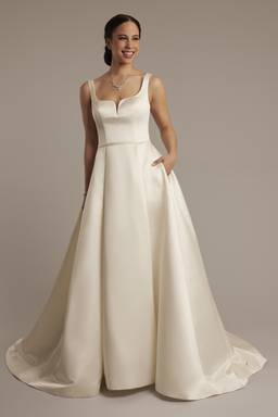 Picture of Satin Tank Ball Gown Wedding Dress