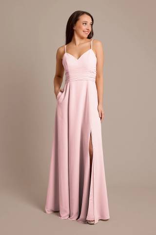 Picture of Chiffon Back Tie A-Line Dress