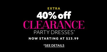 8.15 Extra 40% off Party Dresses Clearance